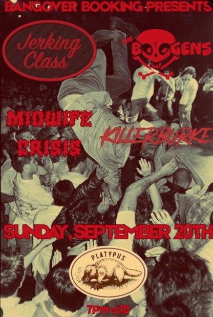 Jerking Class, The Boogens , Midwife Crisis, Killer Burke