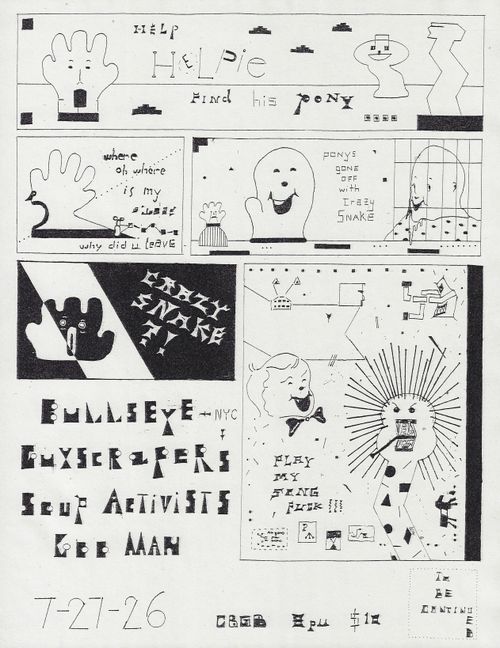 Bullseye (NY) + Guyscrapers (NY) w/ Soup Activists + Goo Man