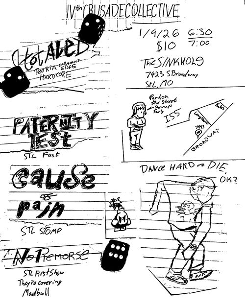 Totaled (Peoria), Cause of Pain, Paternity Test, No Remorse