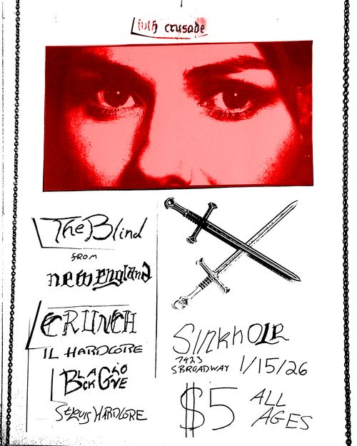 The Blind (New England), Crunch (Carbondale), Black Glove (STL)