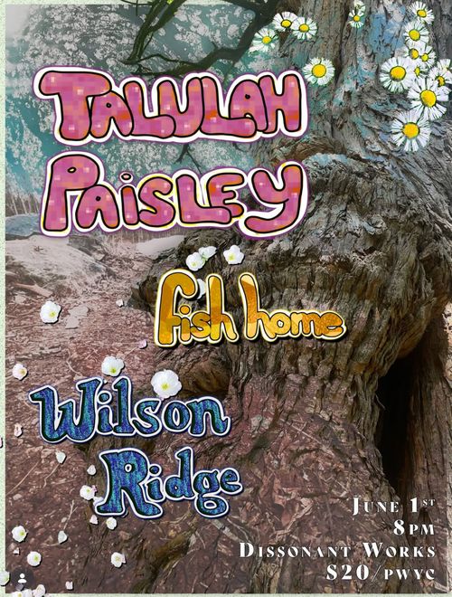 Talulah Paisley (NYC) w/ Fish Home and Wilson Ridge