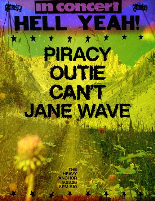 JANE WAVE / PIRACY / CAN’T / OUTIE 