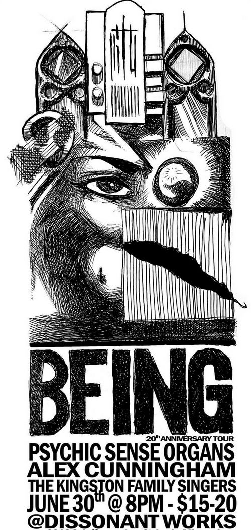 BEING w/ Psychic Sense Organs + Alex Cunningham + The Kingston Family Singers