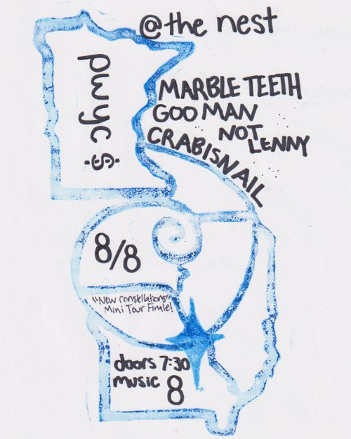 Marble Teeth (IL) w/ Crabisnail + Goo Man + Not Lenny