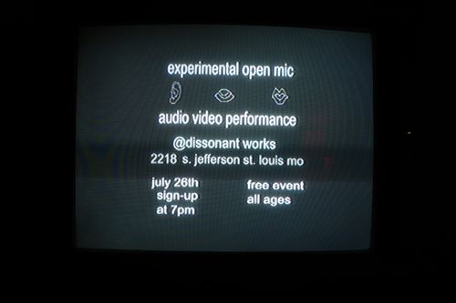 experimental open mic