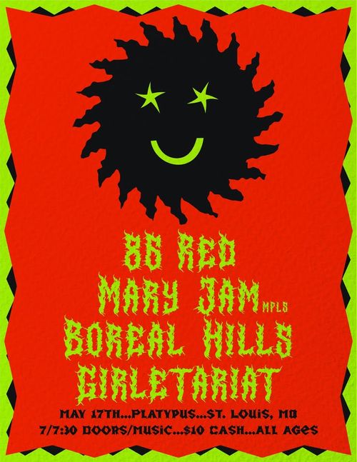 Mary Jam (MN) w/ 86 Red + Boreal Hills + Girletariat